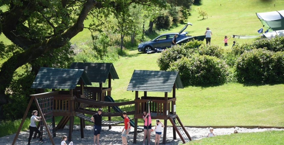 Heligan campsite play area